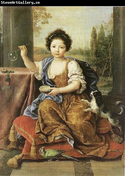 Pierre Mignard Madchen mit den Seifenblasen